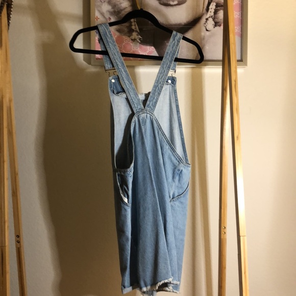 Denim Overall Dress - Picture 2 of 4